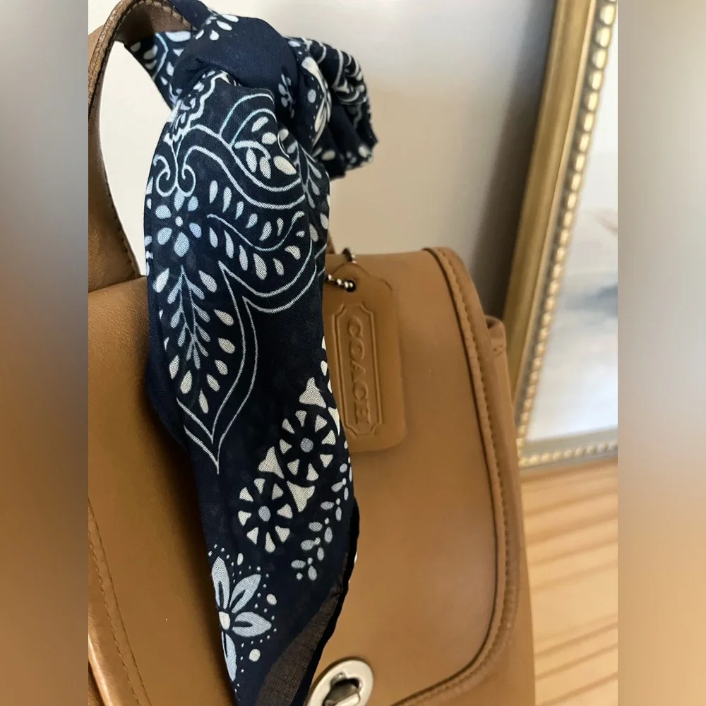 Coach Tan Leather Backpack